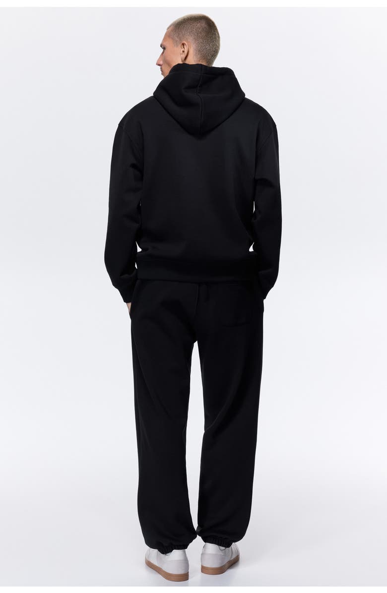 H&M Relaxed Fit Sweatpants, Alternate, color, Black