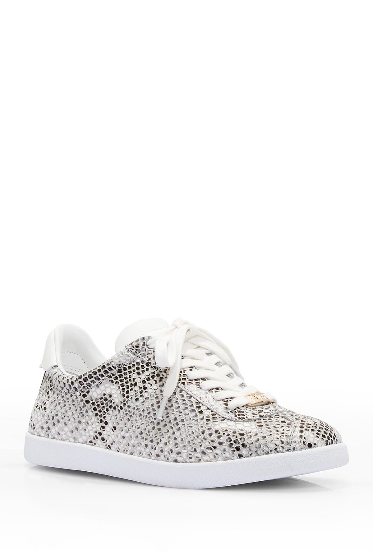 PAIGE Amy Snakeskin Embossed Sneaker, Main, color, 
