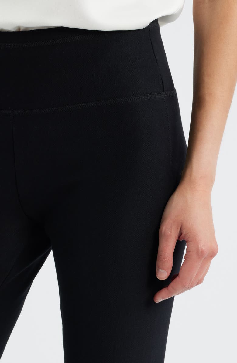 Hue High Waist Winter Denim Leggings, Alternate, color, Black