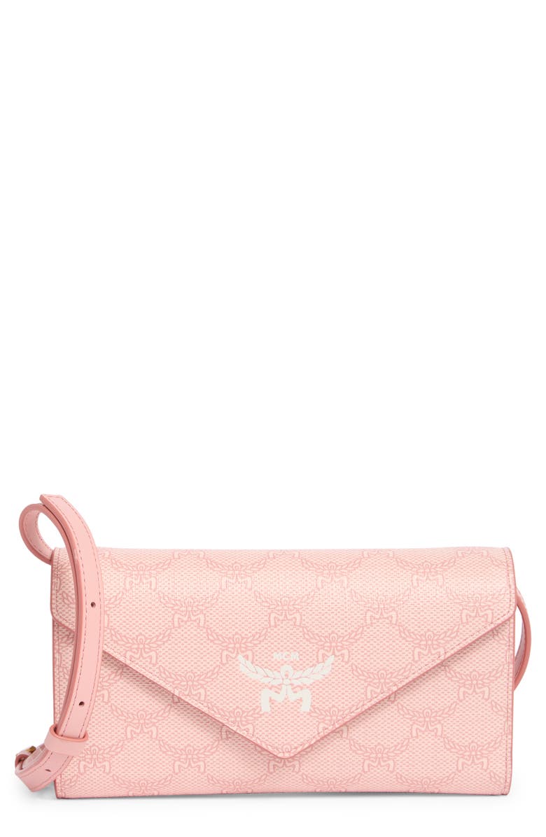 MCM Himmel Lauretos Wallet On a Strap, Main, color, 