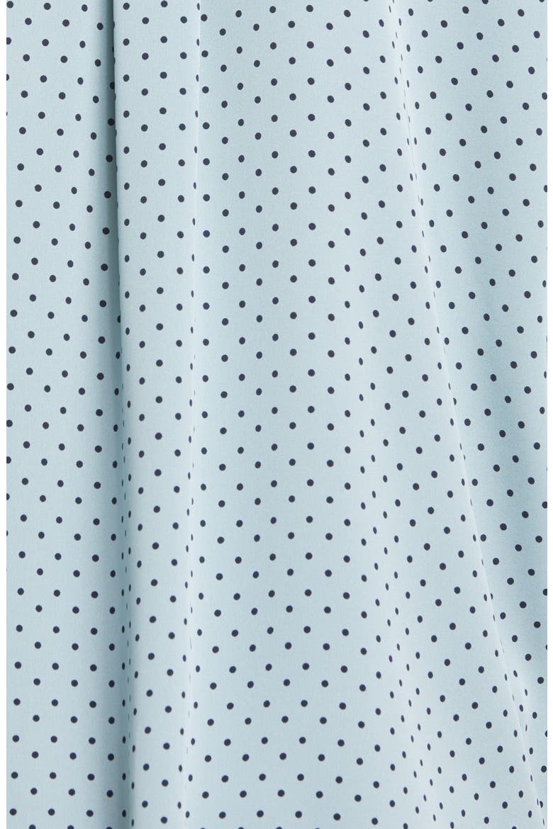 Long Sleeve Stretch Silk Button-Up Shirt, Alternate, color, BLUE ARONA MAGALI DOT