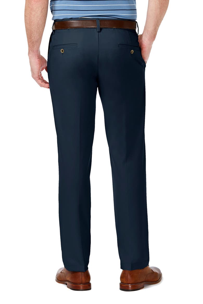 Cool 18® PRO Straight Fit Flat Front Pant, Alternate, color, NAVY