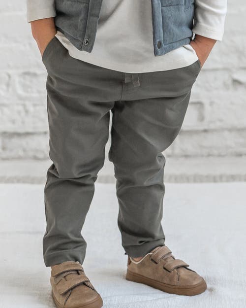 Kendi Grover Twill Pant In Gray