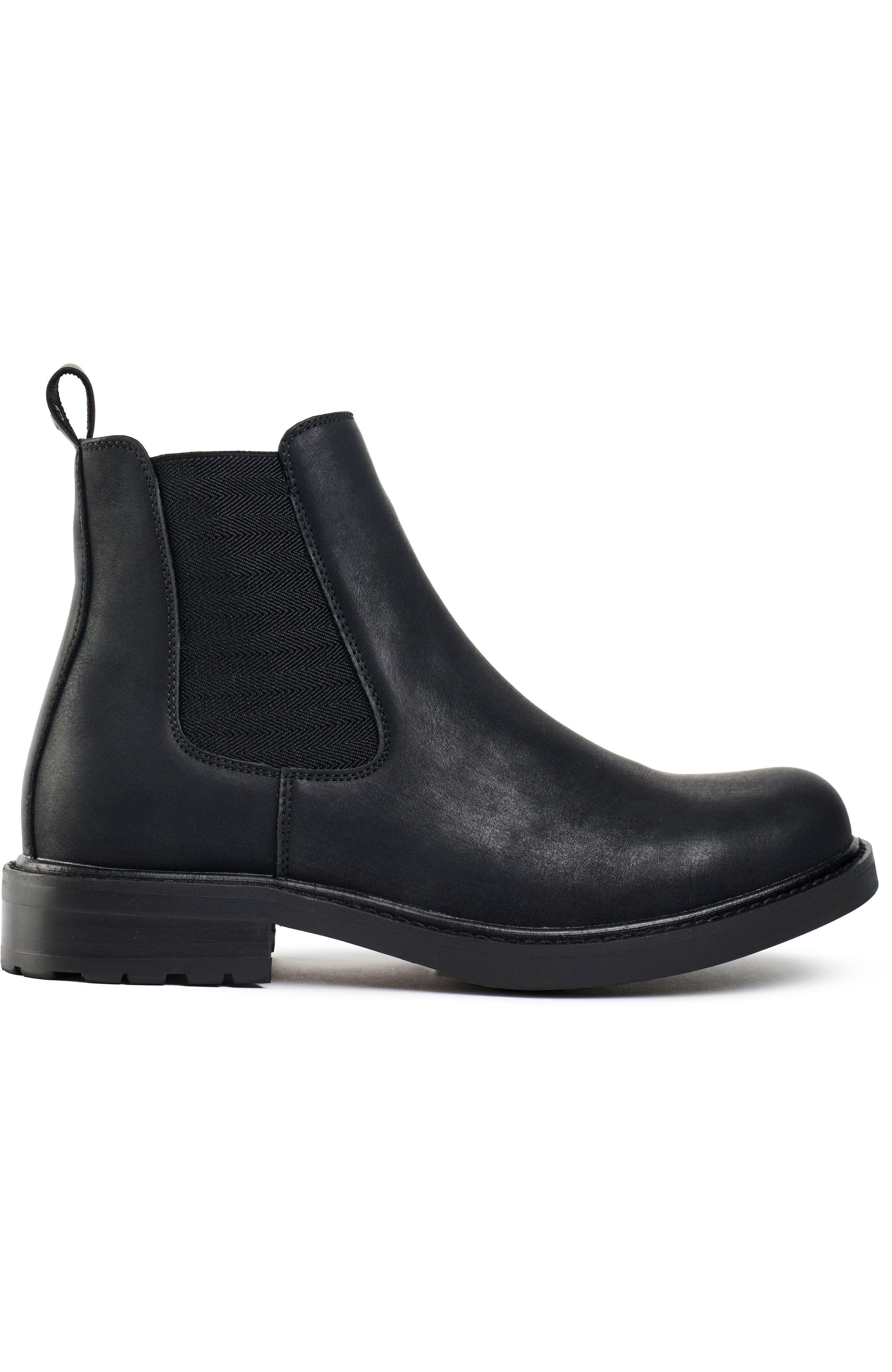 V.GAN LONDON Vegan Auber Chelsea Boots, Main, color, Black