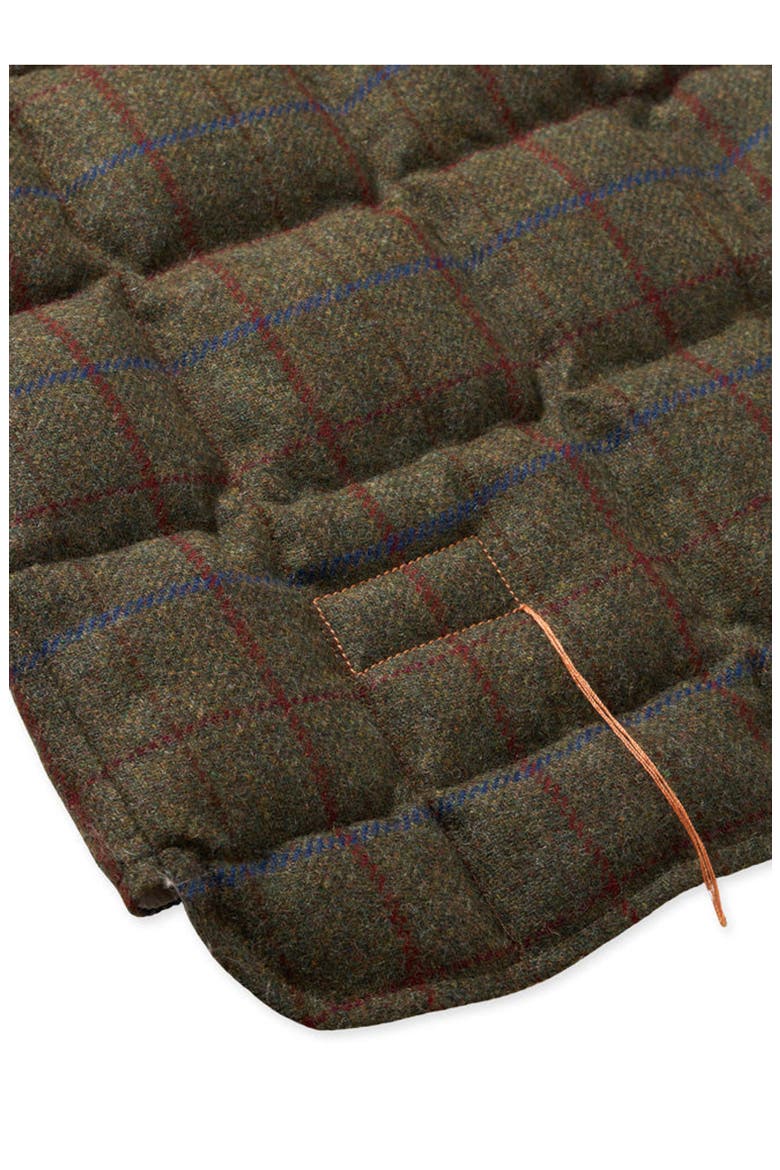 Wool Check Vest, Alternate, color, ARMY GREEN