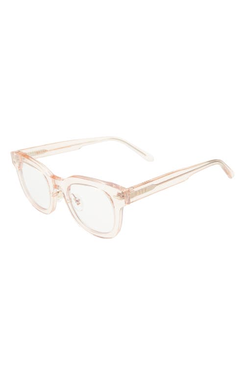 Diff Summer 47mm Blue Light Blocking Glasses In Gray