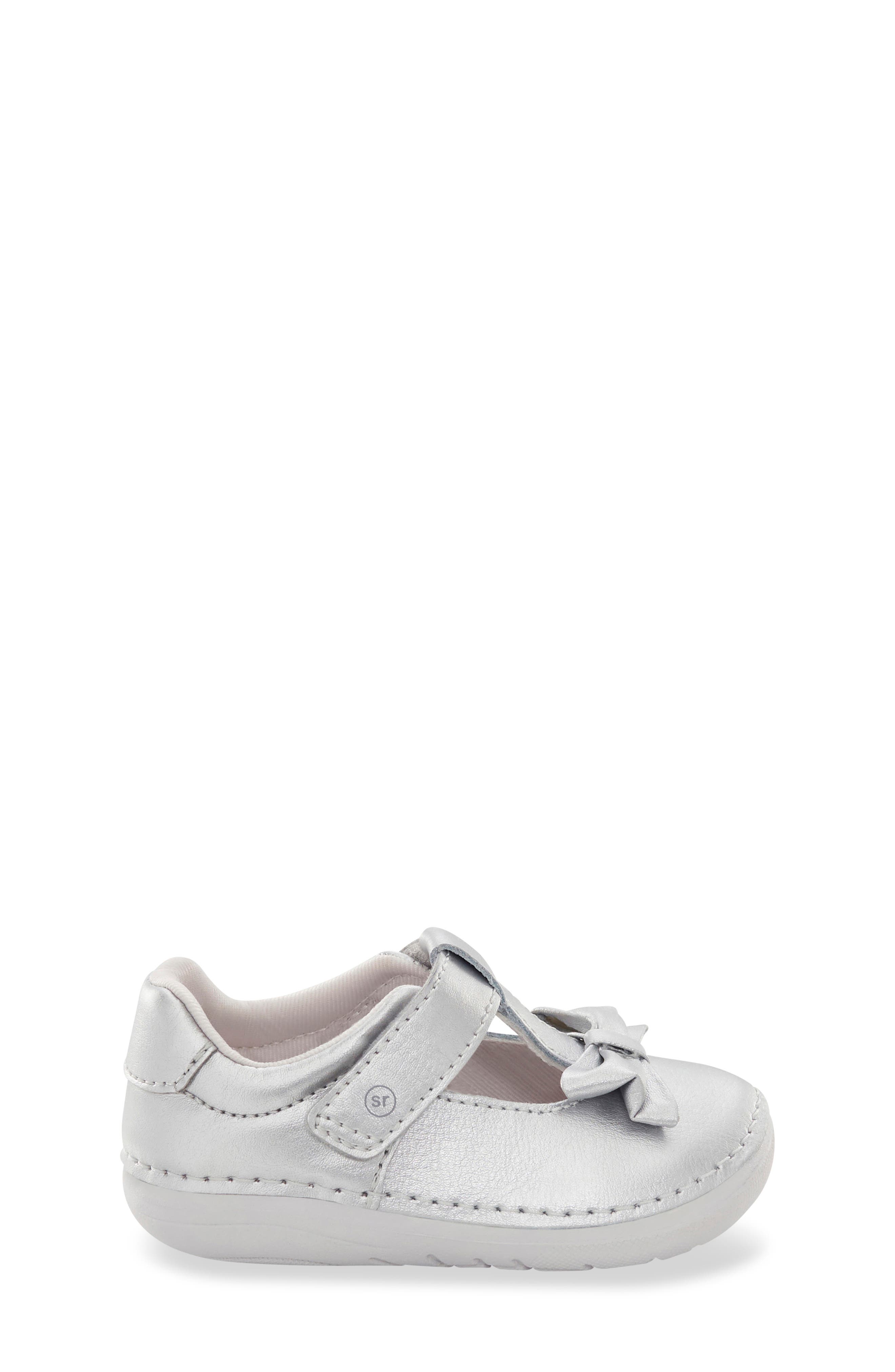 Stride Rite Kids' Faye Mary Jane, Alternate, color, Silver