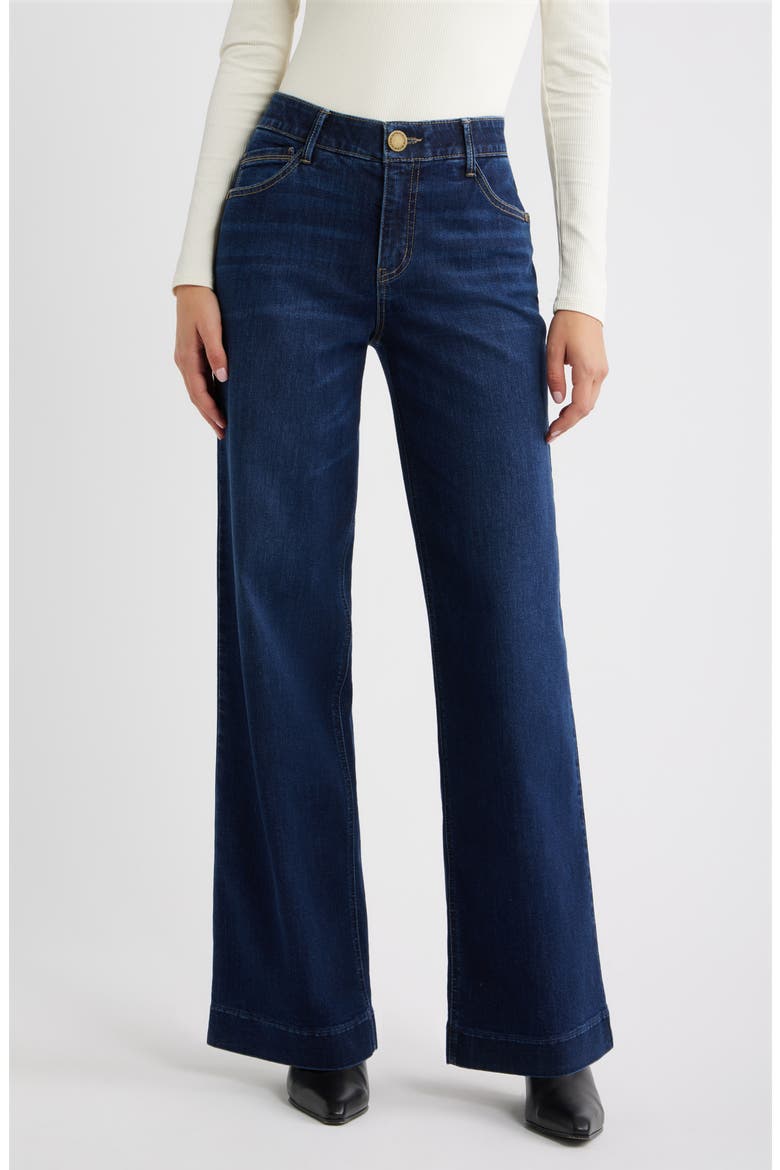 Sam High Waist Wide Leg Jeans, Main, color, BLUE