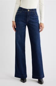 Wit & Wisdom Sam High Waist Wide Leg Jeans