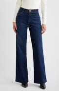 Wit & Wisdom Sam High Waist Wide Leg Jeans
