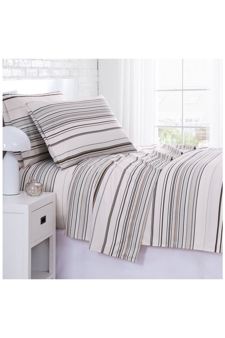 Premium Collection Printed Deep Pocket Sheet Sets, Alternate, color, TAUPE