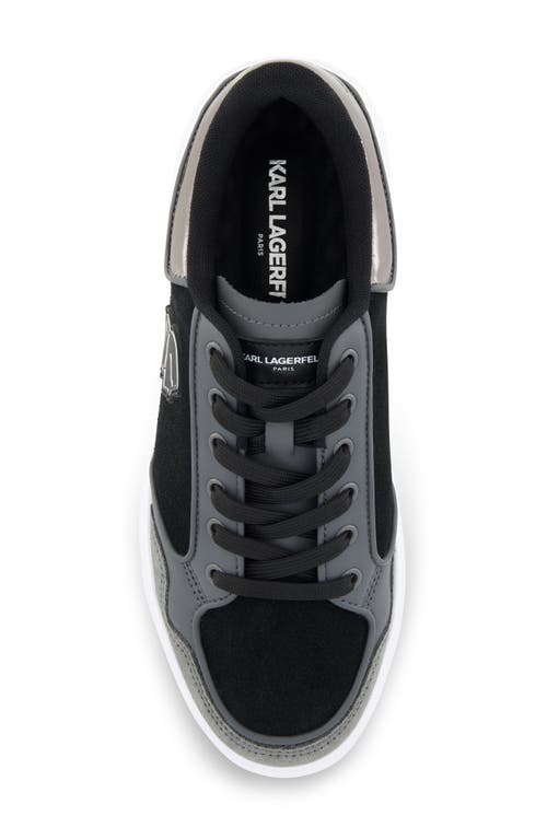 Karl Lagerfeld Paris Court Sneaker In Grey