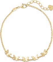 DEVATA Butterfly Chain Bracelet in 14K Gold