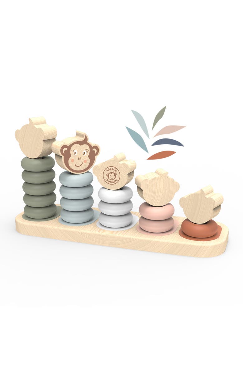 Speedy Monkey Monkey Family Stacker, Alternate, color,