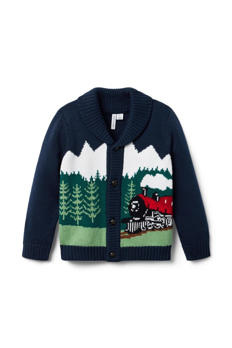 The Train Cardigan, Main, color, Blue