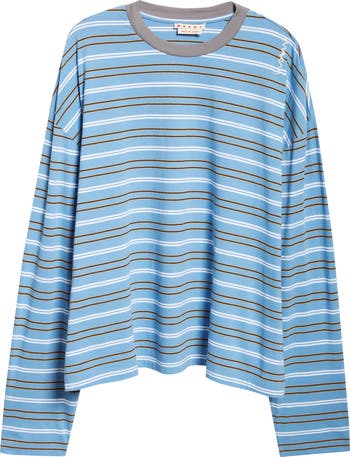 Marni Stripe Long Sleeve Cotton T-Shirt | Nordstrom