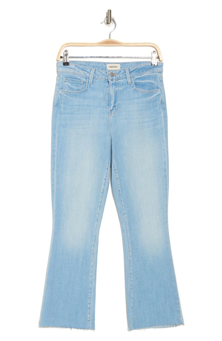 L'AGENCE Kendra High Waist Crop Flare Jeans, Alternate, color, Olympia
