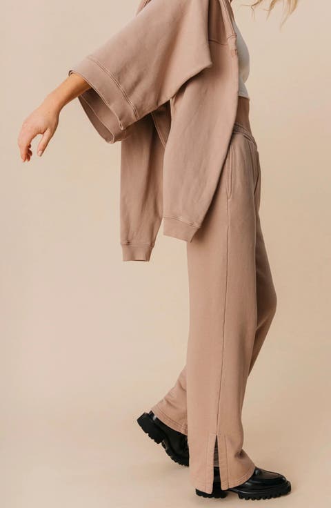 Organic Cotton Teddy Flare Pant