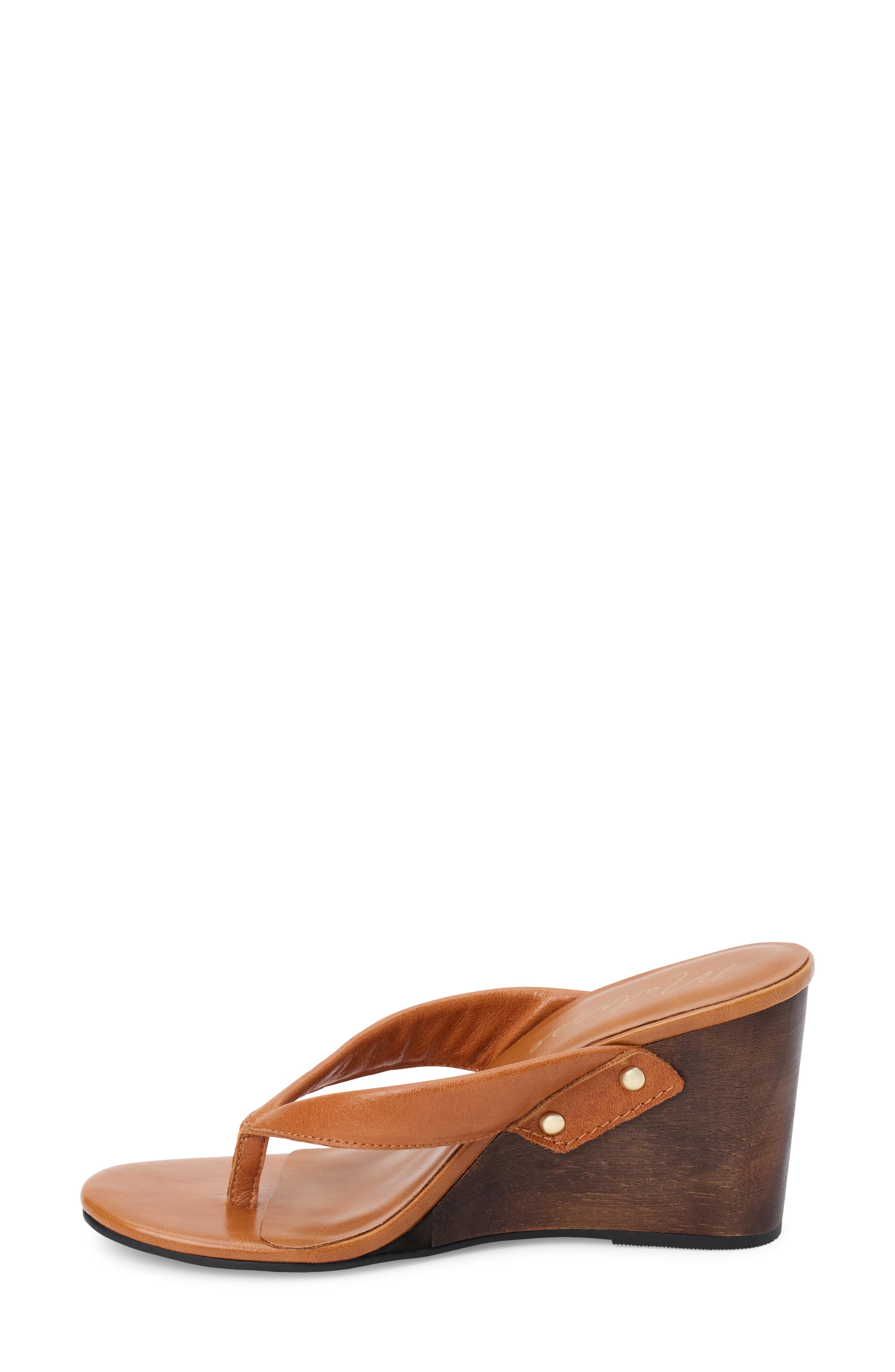 Maryland Wedge Flip Flop, Alternate, color, BUTTERSCOTCH