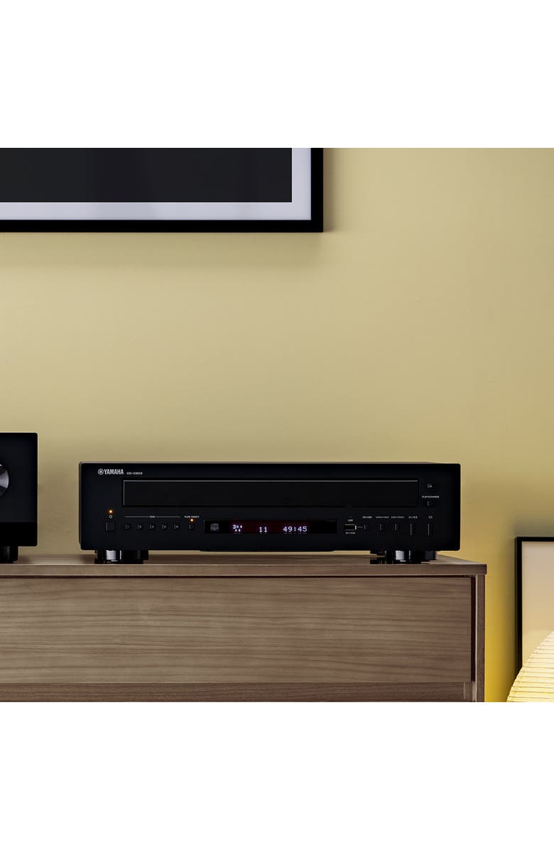 Yamaha CD-C603BL 5-Disc CD Changer with USB Playback and PlayXChange, Alternate, color, Black