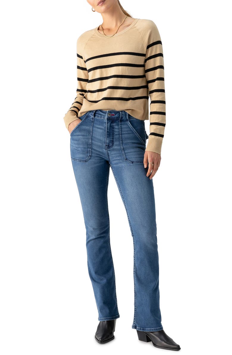 Sanctuary Sculpted Hayden Stretch Bootcut Jeans, Alternate, color, Lucky Stre