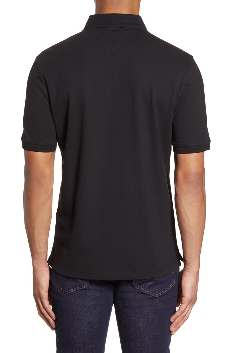 Brax Percy Hi Flex Short Sleeve Piqué Zip Polo, Alternate, color, 