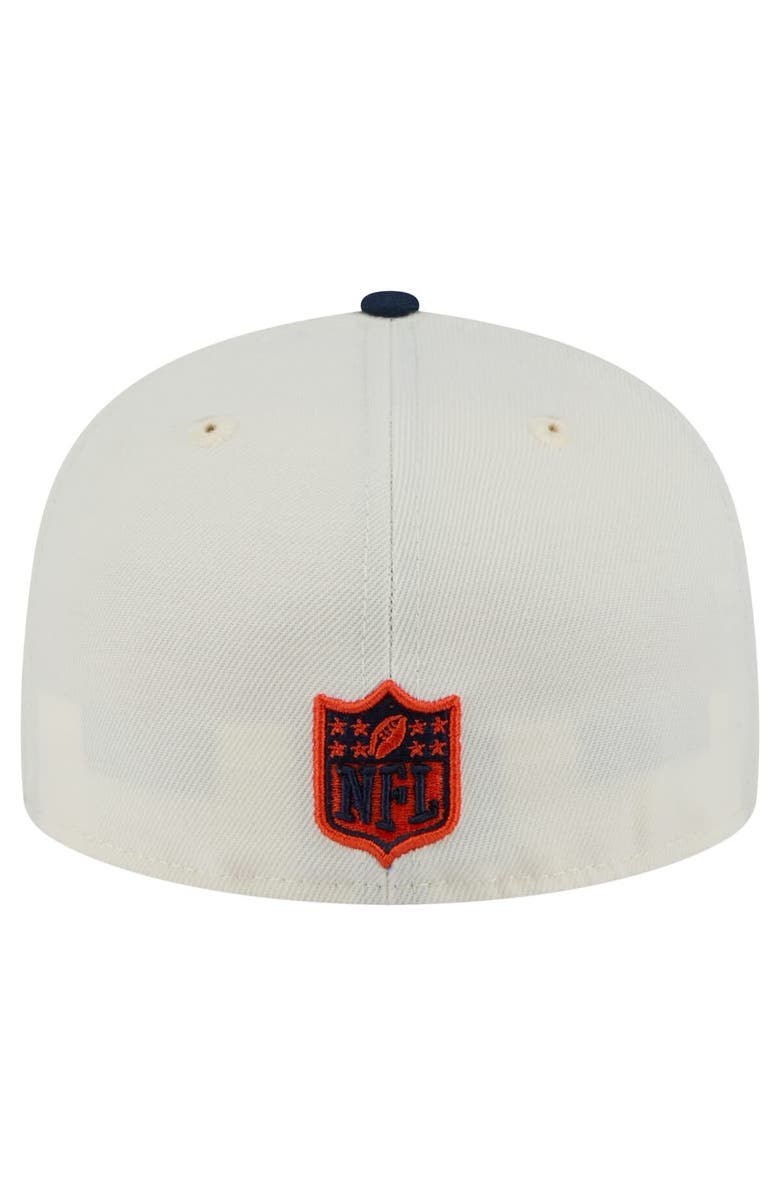 New Era Men's New Era  Cream/Navy Chicago Bears Main 59FIFTY Fitted Hat, Alternate, color, 