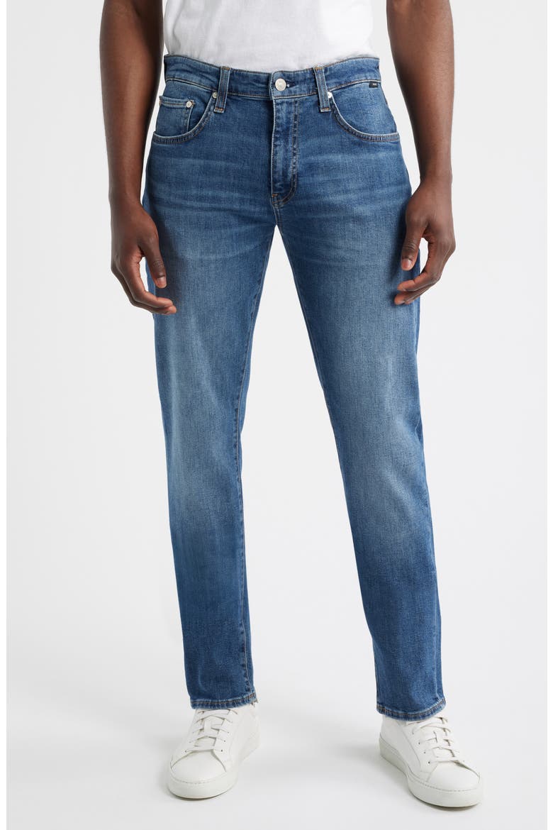 Marcus Slim Straight Leg Jeans, Main, color, DARK BRUSHED CLASSIC