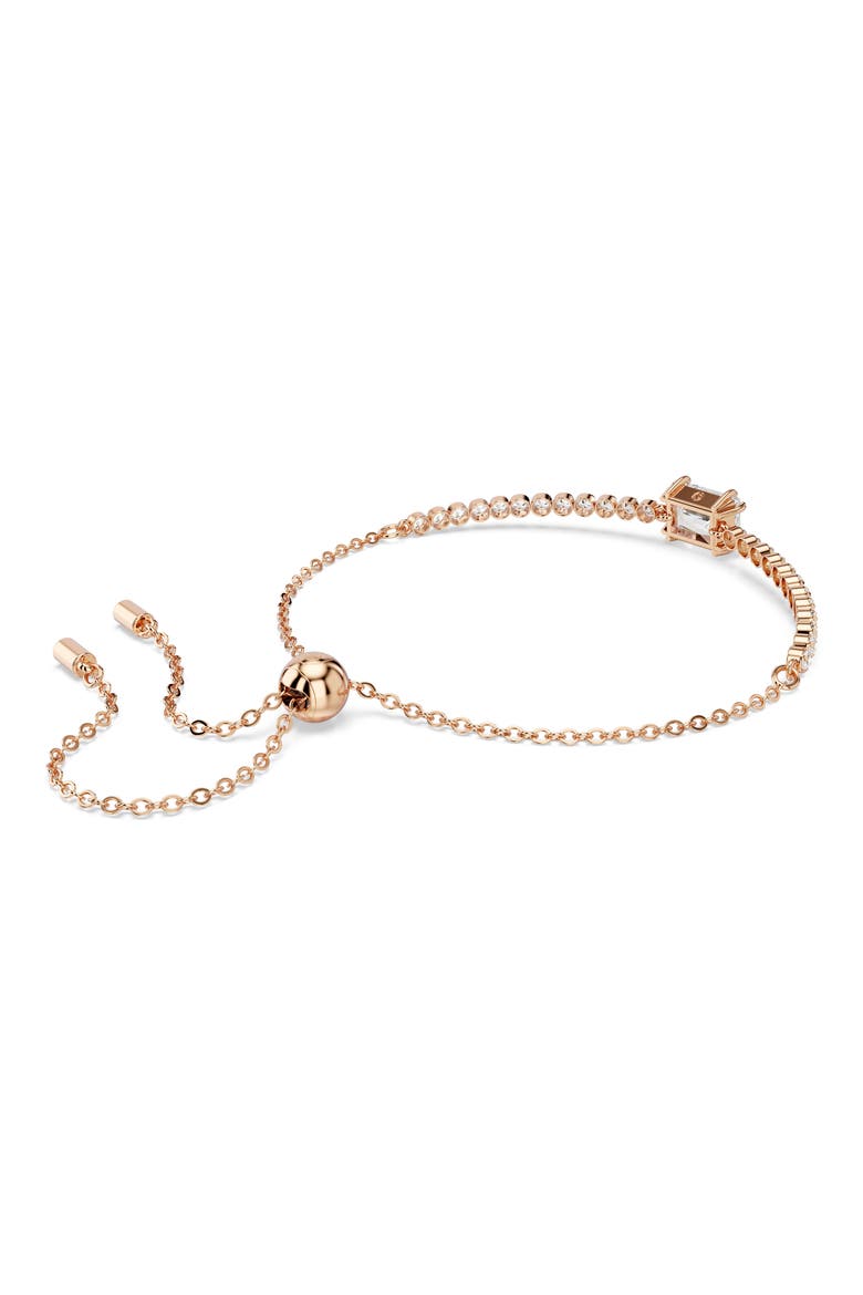 Matrix Tennis Bracelet, Alternate, color, ROSE GOLD/ WHITE
