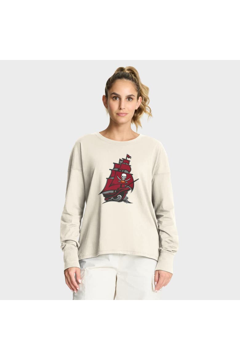 Women's Fanatics Cream Tampa Bay Buccaneers Dove Legacy Long Sleeve T-Shirt, Main, color, Cream