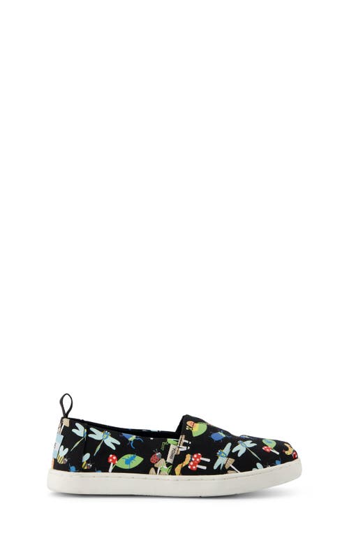 Toms Kids' Alpargata Slip-on Sneaker In Black