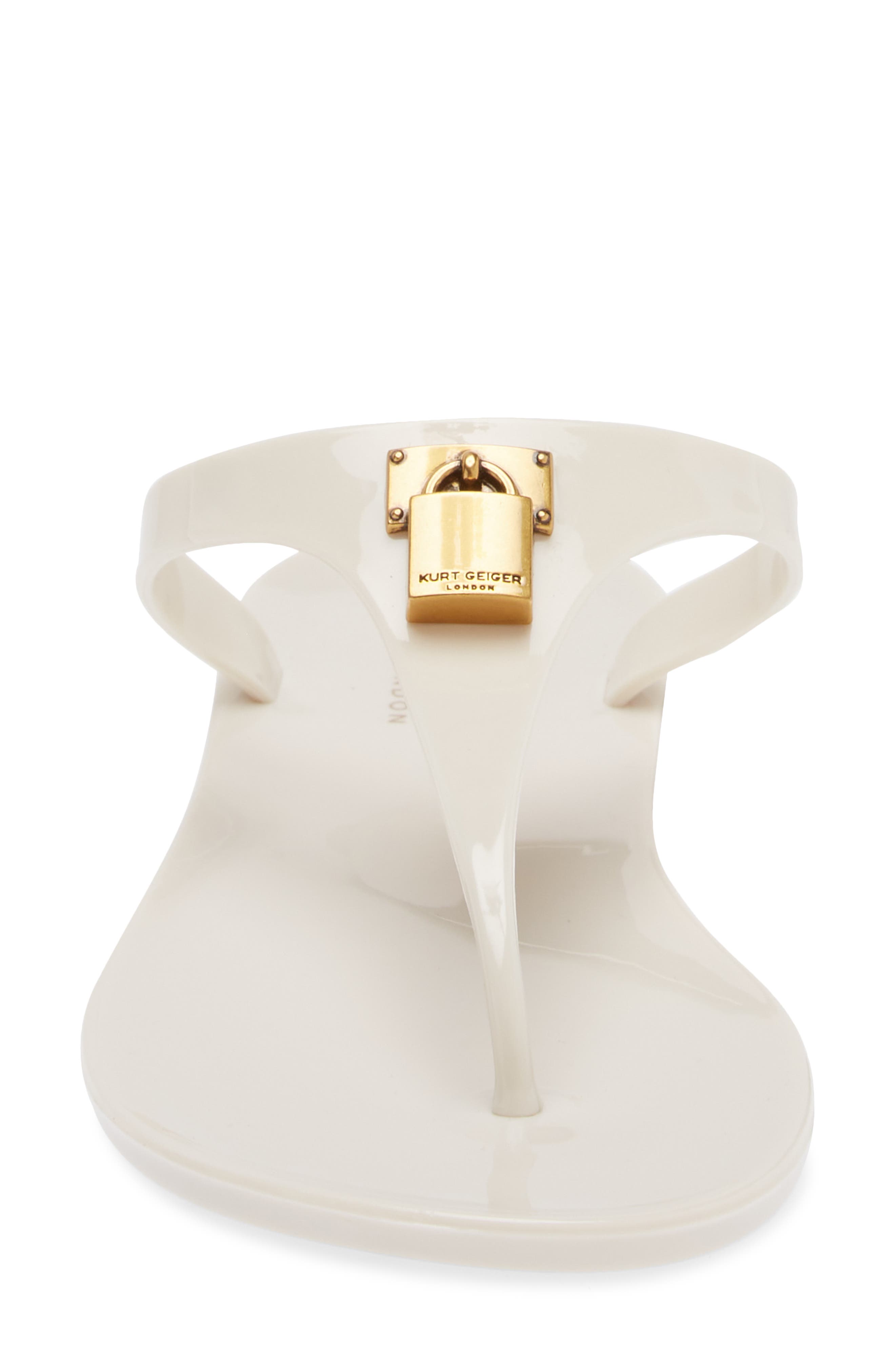 Kurt Geiger London Brixton Jelly Sandal, Alternate, color, Natural