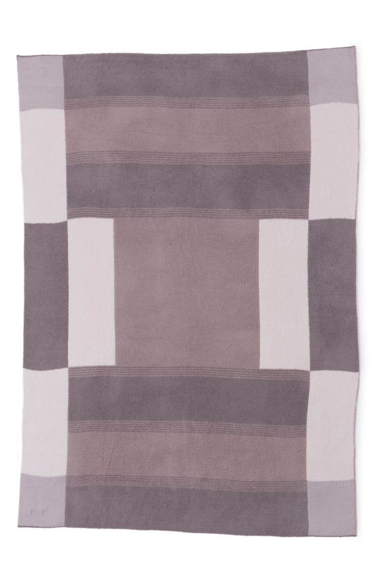 Barefoot Dreams<sup>®</sup> CozyChic<sup>®</sup> Costa Block Throw Blanket, Main, color, Beach Rock Multi