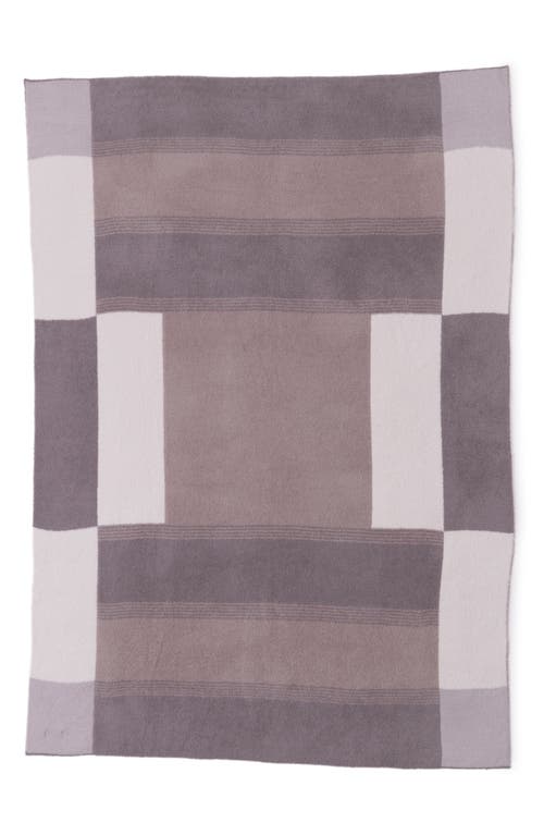 Barefoot Dreams Cozychic® Costa Block Throw Blanket In Brown