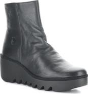 Fly London Baan Platform Wedge Bootie