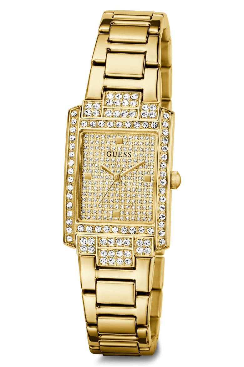 Bonnet Tank Bracelet Watch, 23mm, Alternate, color, CHAMPAGNE