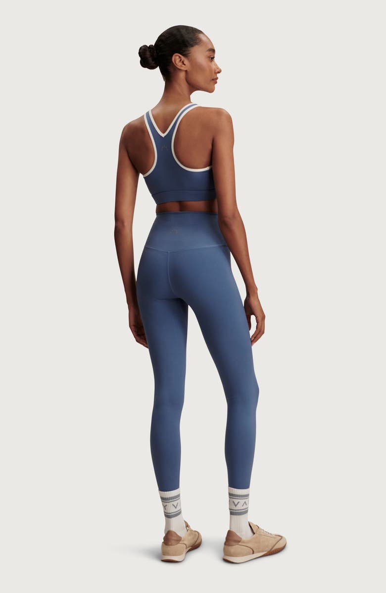 Varley Freesoft Selma Racerback Sports Bra, Alternate, color, Bijou Blue