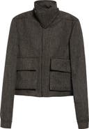 Rick Owens Tower Alice Crop Twill Jacket