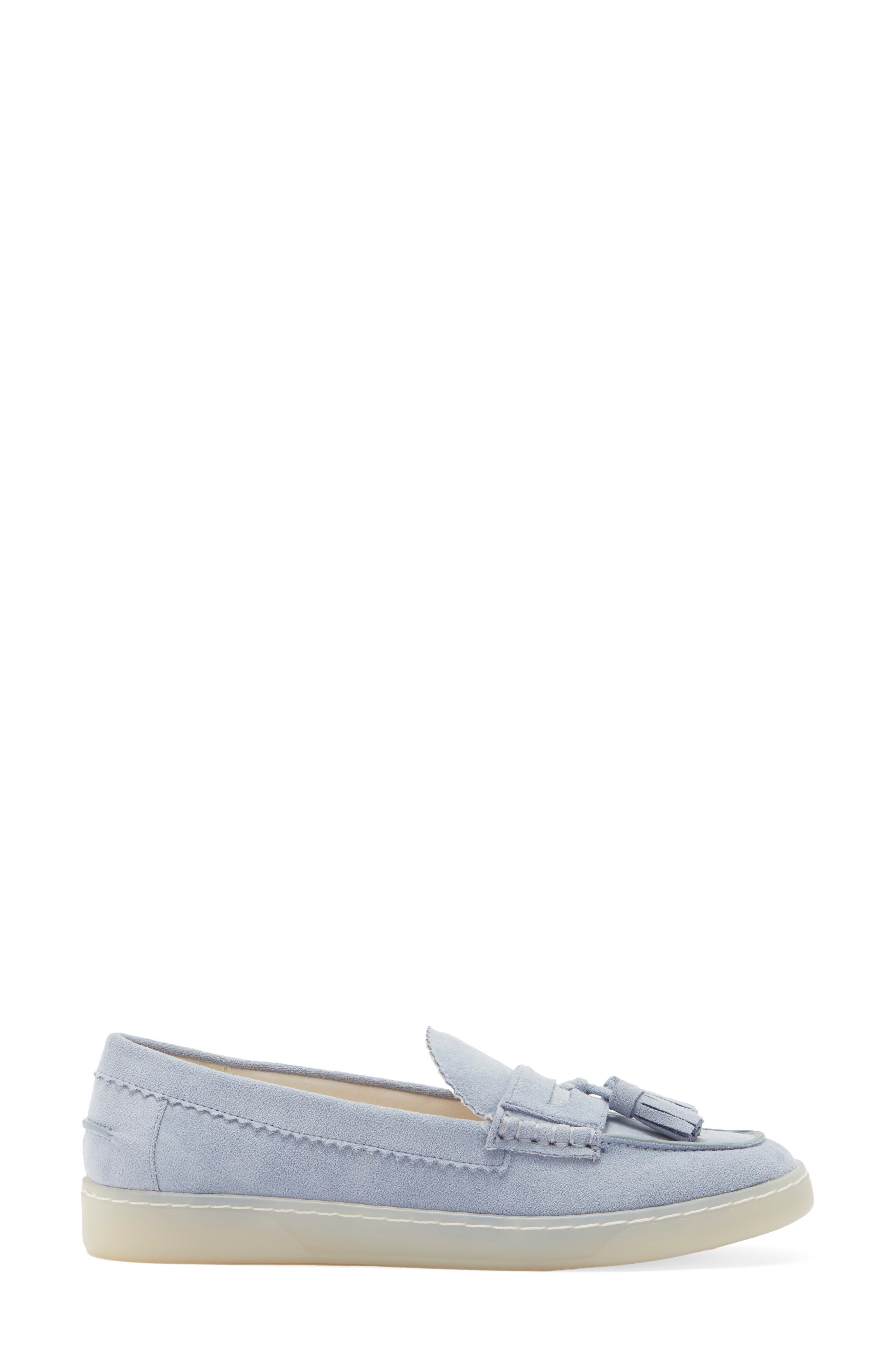 Jazzy Tassel Loafer, Alternate, color, BLUE LIGHT