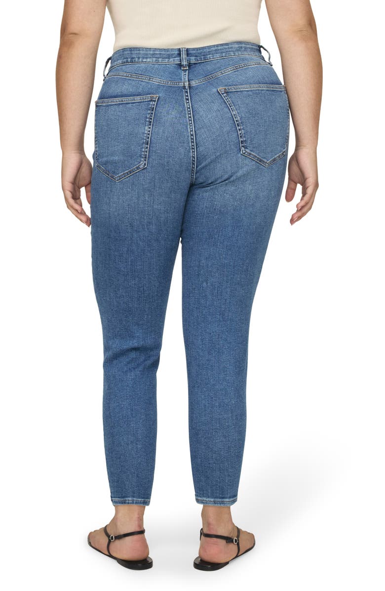 WARP+WEFT JFK Crop Skinny Stretch Jeans, Alternate, color, Way To Go