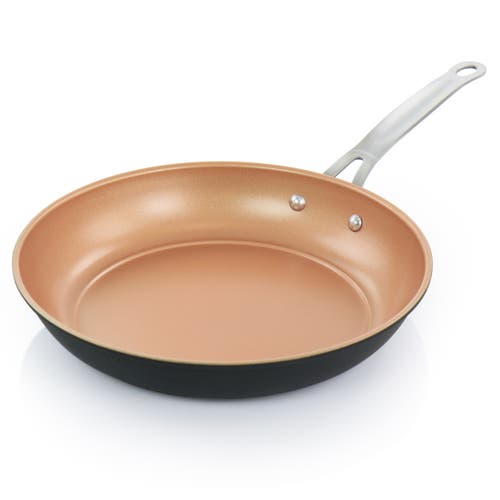 Gibson Home Chestnut 2 Piece Nonstick Carbon Steel Frying Pan Set In Copper In Multi