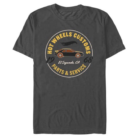 Men's Hot Wheels Customs Parts and Service  Graphic T-Shirt
