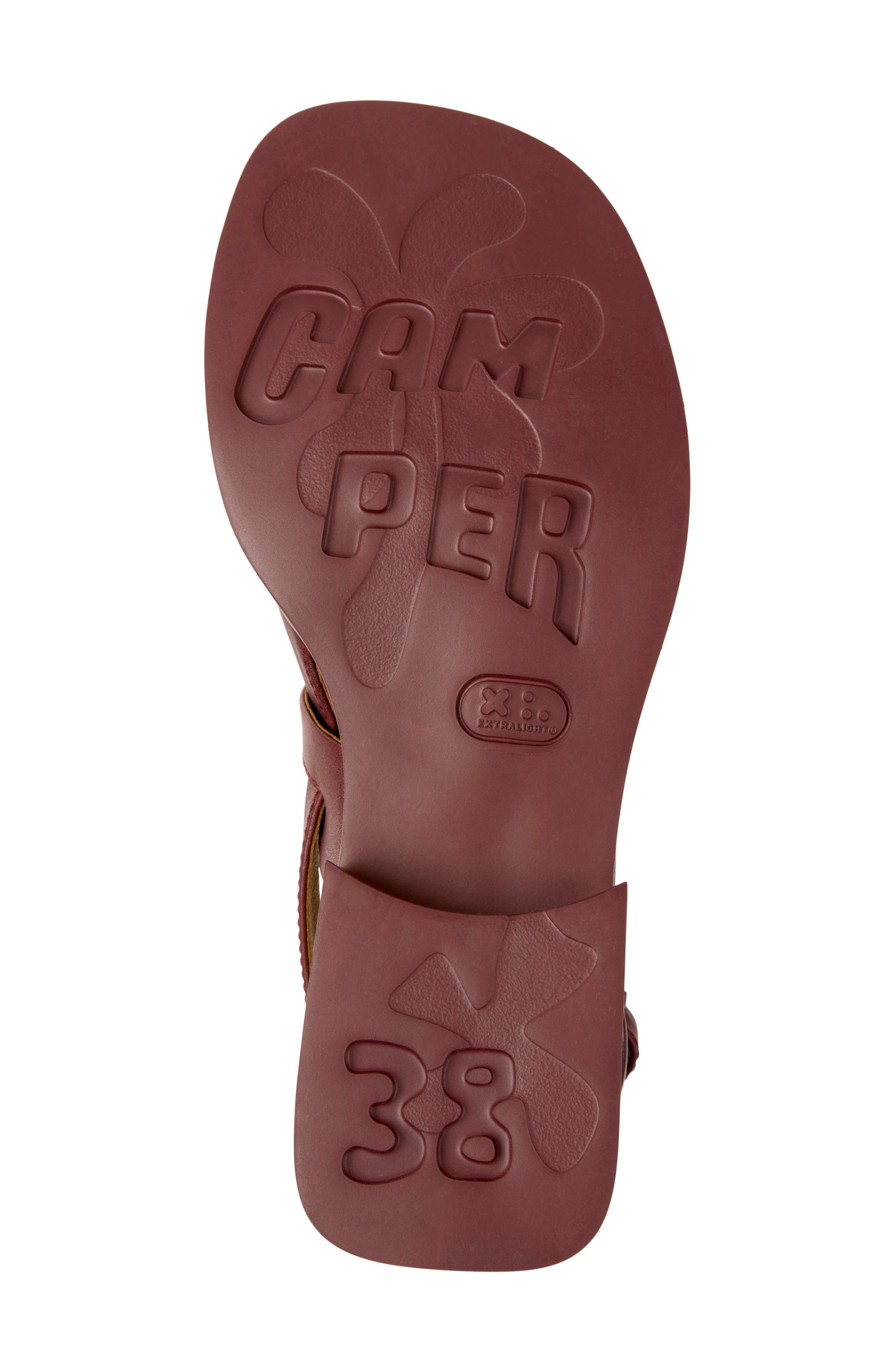 Dana Sandal, Alternate, color, BURGUNDY