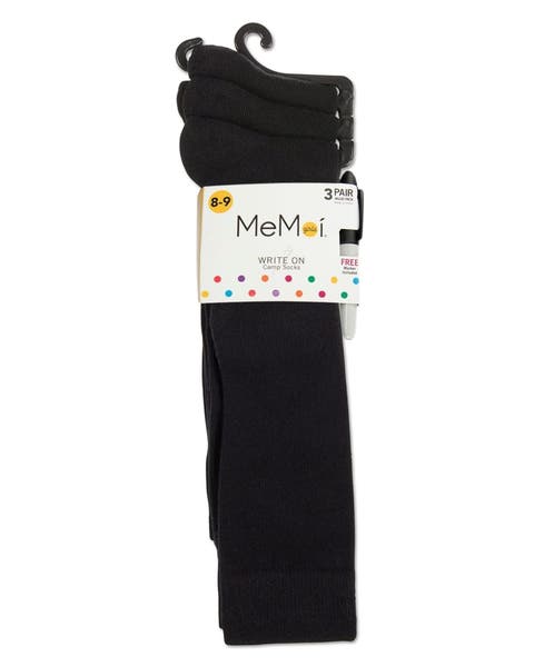 Write On Camp Kids Knee High Socks 3-Pack
