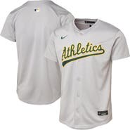 Nike Youth Gray Athletics Road Limited Jersey