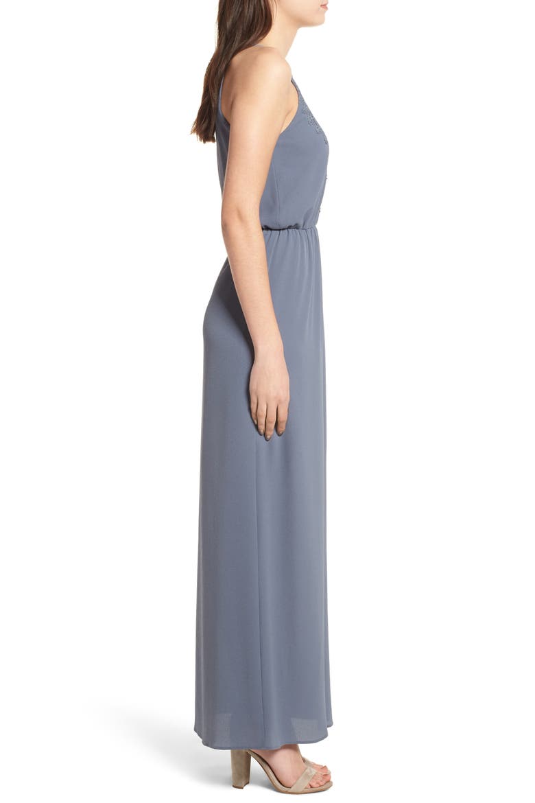 Posie Maxi Dress, Alternate, color, GREY GRISAILLE