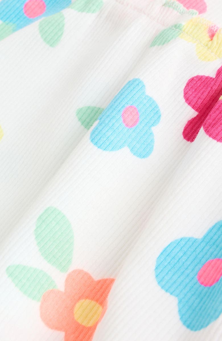 NEXT Floral Print Sleeveless Top & Leggings, Alternate, color, White