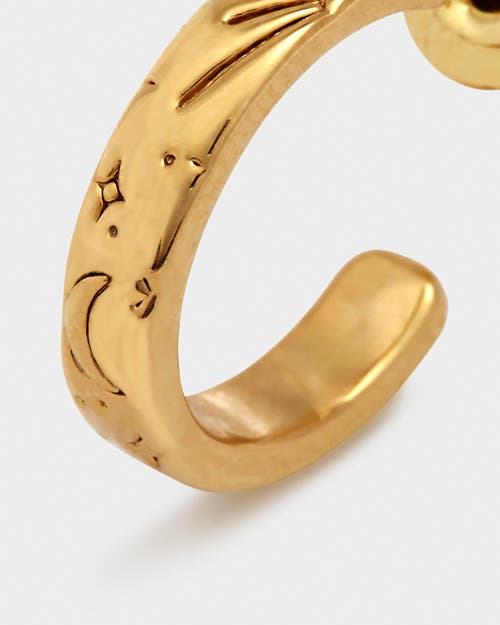 Katie Loxton Luna Waterproof Gold Hoop Earrings In Gold