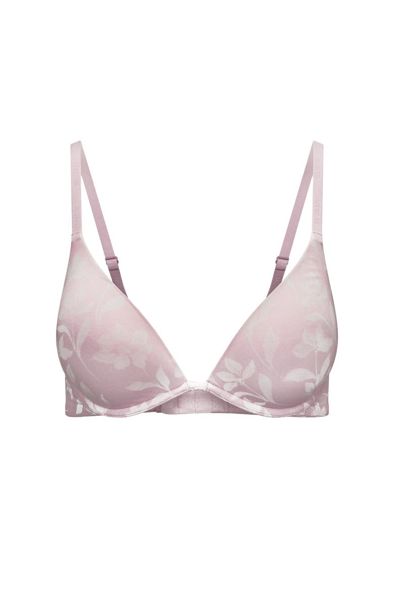 Natalya Push Up Plunge Bra, Alternate, color, Floral pink