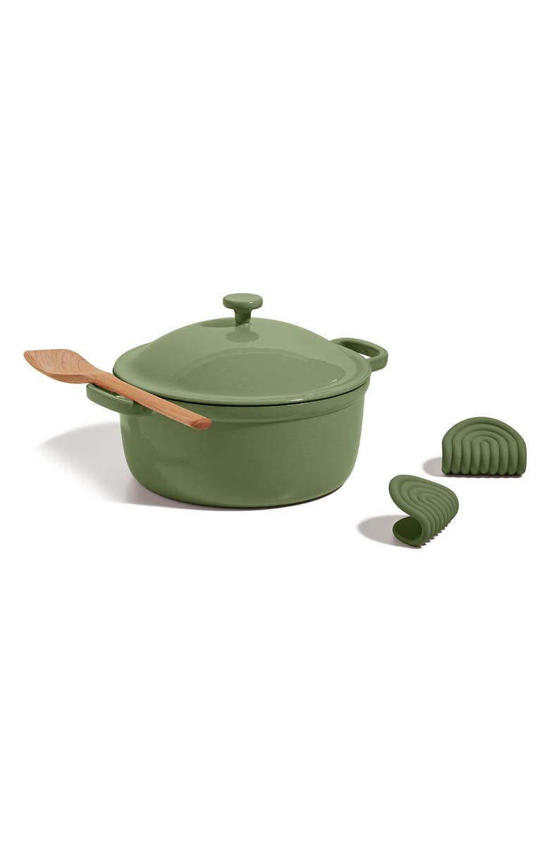 Our Place Cast Iron Perfect Pot, Main, color, Sage